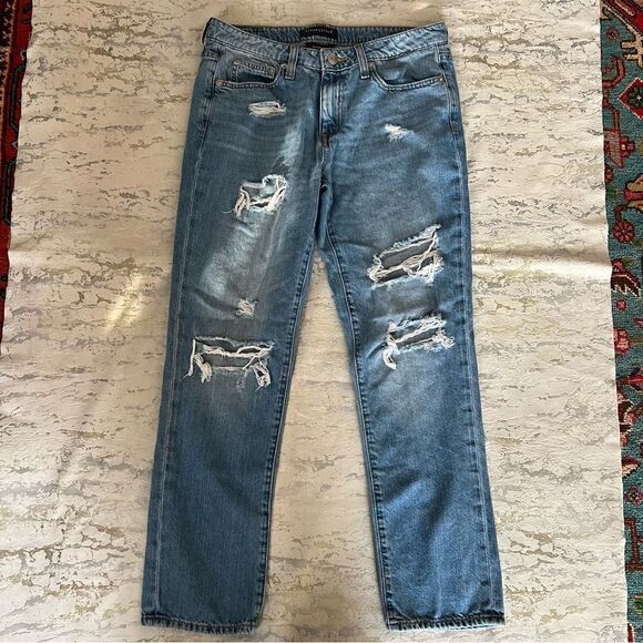 Aeropostale Boyfriend Distressed straight leg jeans - Picture 3 of 9